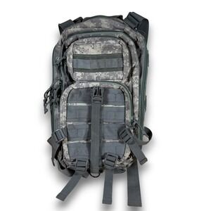 Voodoo Tactical Backpack OS Gray Digital Camo Military MOLLE Assault Rucksack